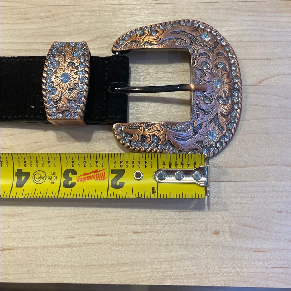 Leather belt western buckle - Picture 9 of 10